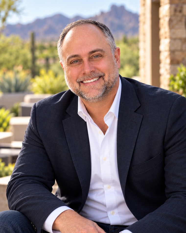 Existing project photograph of institute founder Jason R. Doll