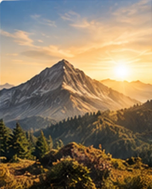 Mountain at dawn representing leadership foundations